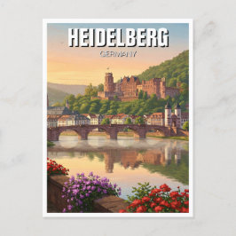 Schloss Heidelberg Deutschland Reisen Postkarte