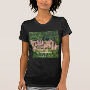 Schloss Heidelberg im Deutschen & Deutschen Sprich T-Shirt