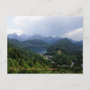 Schloss Herren Chiemsee Bayern Postkarte