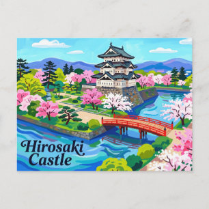Schloss Hirosaki Japan Postkarte