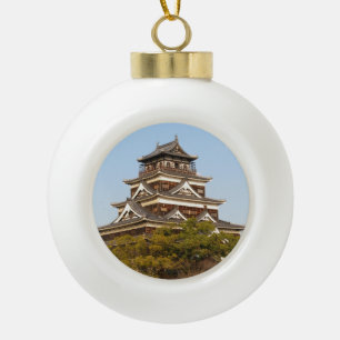 Schloss Hiroshima 広 島 城, Hiroshima, Japan Keramik Kugel-Ornament