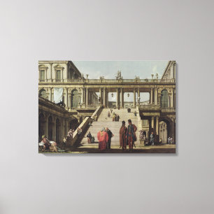 Schloss-Hof, 1762 Leinwanddruck