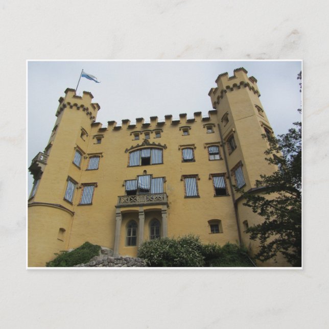 Schloss Hohenschwangau, Deutschland Postkarte (Vorderseite)