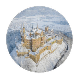Schloss Hohenzollern: SchneeDeutschland. Schneidebrett