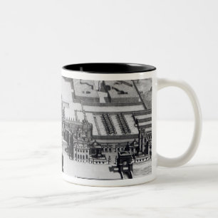 Schloss Howard, von 'Vitruvius Britannicus Zweifarbige Tasse