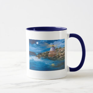 Schloss-Hügel-Leuchtturm-Tasse Tasse