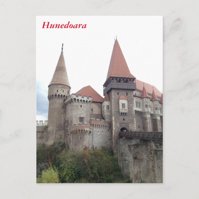 Schloss Hunedoara Postkarte (Vorderseite)