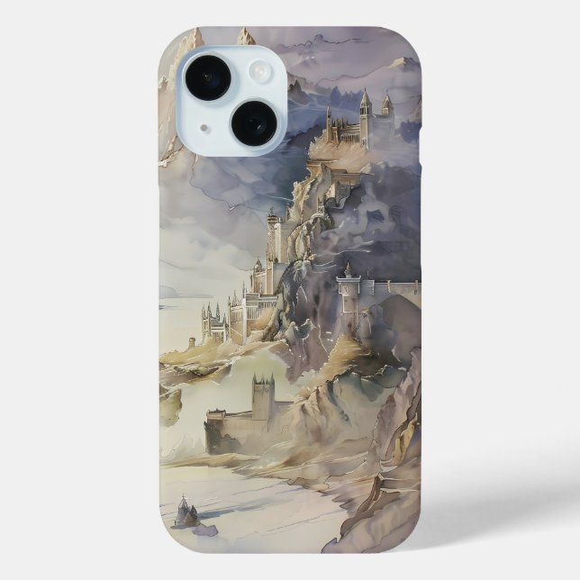 Schloss im Clouds Phone Case (Rückseite)