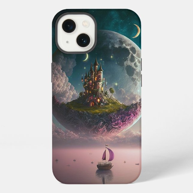 Schloss Im Mond Fantasy Case-Mate iPhone-Hülle iPhone Hülle (Rückseite)