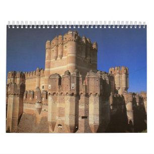 Schloss in Europa und in Japan Kalender