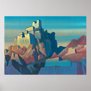 Schloss in Ladakh von Nicholas Roerich Poster