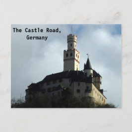 Schloss in Rhein-Tal Postkarte