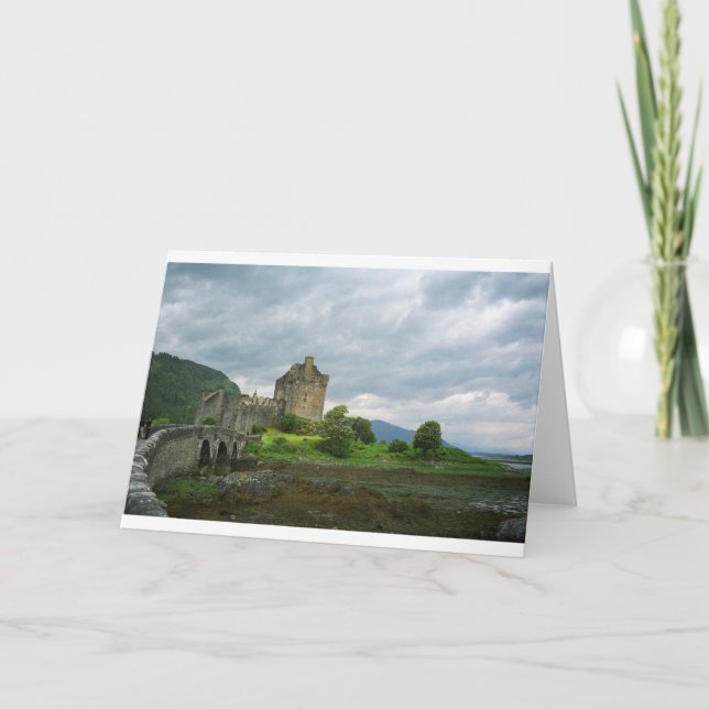 Schloss in Schottland Karte (Vorderseite)
