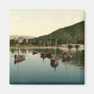 Schloss Inverary und Brücke, Schottland Magnet