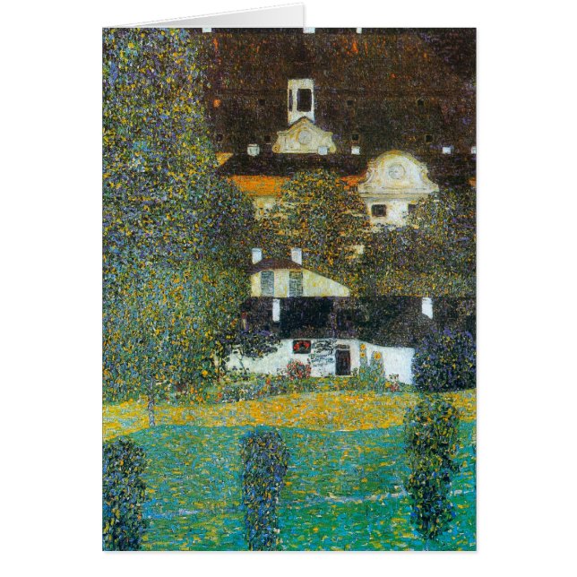 Schloss Kammer am Attersee II von Gustav Klimt (Vorne)