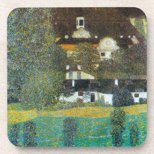 Schloss Kammer am Attersee II von Gustav Klimt Getränkeuntersetzer
