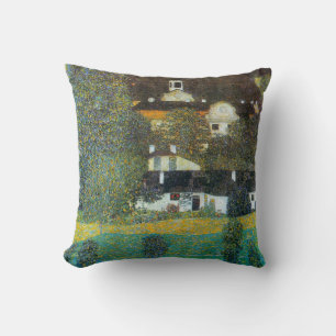 Schloss Kammer am Attersee II von Gustav Klimt Kissen