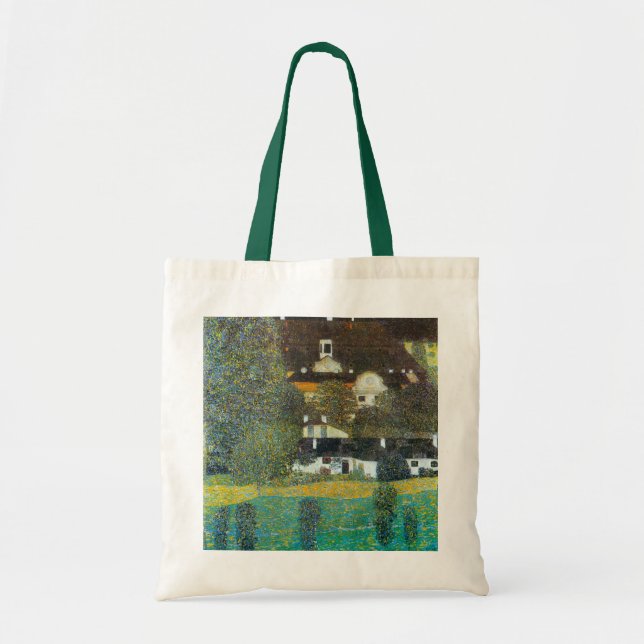 Schloss Kammer am Attersee II von Gustav Klimt Tragetasche (Vorne)