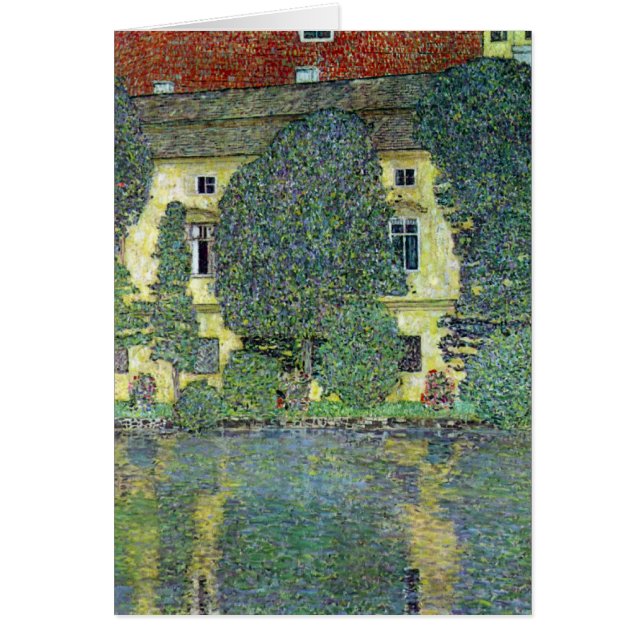 Schloss Kammer am Attersee III von Gustav Klimt (Vorne)