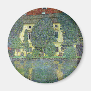 Schloss Kammer am Attersee III von Gustav Klimt Magnet