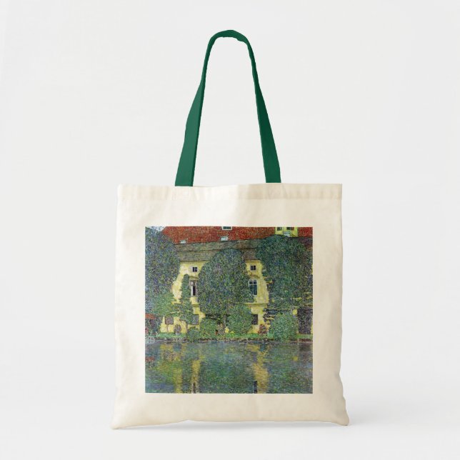 Schloss Kammer am Attersee III von Gustav Klimt Tragetasche (Vorne)