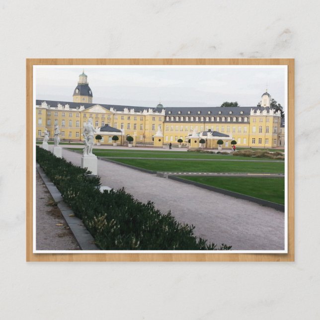 Schloss Karlsruhe Postkarte (Vorderseite)