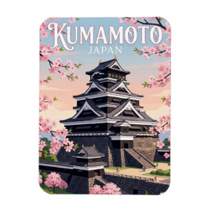 Schloss Kumamoto Japan Magnet