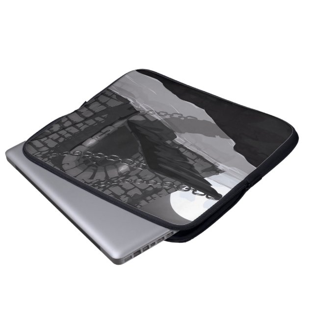 Schloss Laptopschutzhülle (Vorne Knopf)