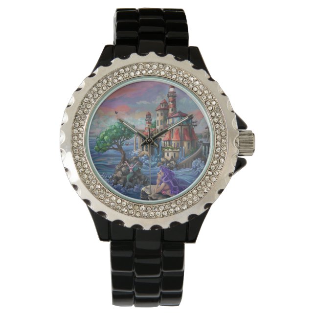 Schloss Mermaid Armbanduhr (Vorderseite)