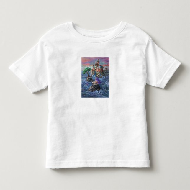 Schloss Mermaid Kleinkind T-shirt (Vorderseite)