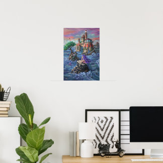 Schloss Mermaid Poster