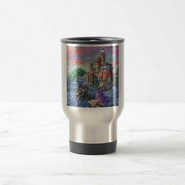Schloss Mermaid Reisebecher (Mittel)