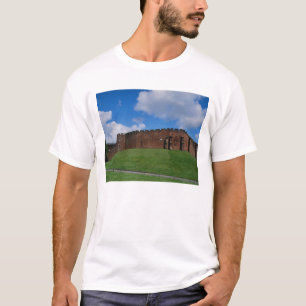 Schloss mit Halbmondturm, Chester, T-Shirt