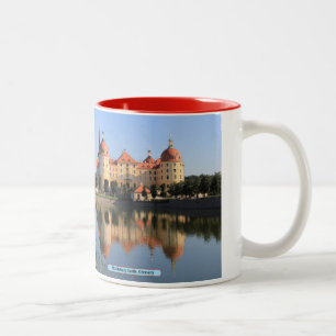 Schloss Moritzburg, Deutschland Zweifarbige Tasse