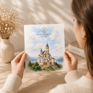 Schloss Neuschwanstein Architektur Landschaft Feiertagspostkarte