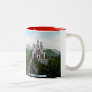 Schloss Neuschwanstein, Bayern, Deutschland Zweifarbige Tasse
