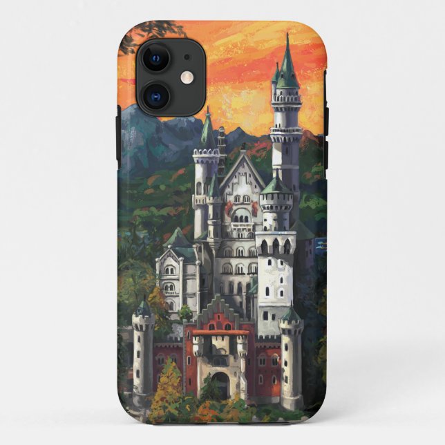 Schloss Neuschwanstein Case-Mate iPhone Hülle (Rückseite)