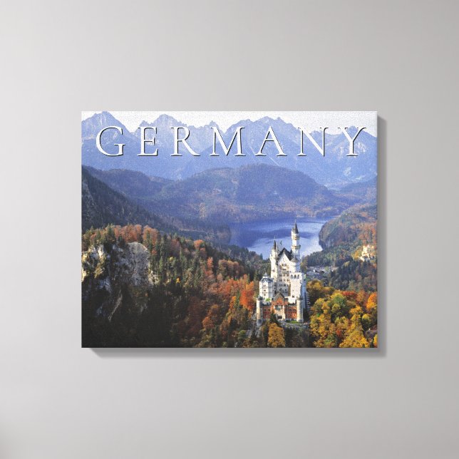Schloss Neuschwanstein | Deutschland, Bayern Leinwanddruck (Vorderseite)