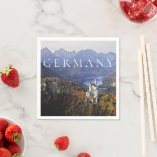Schloss Neuschwanstein Deutschland, Bayern Serviette