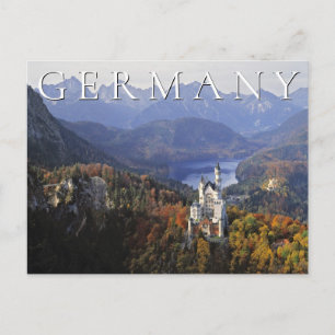 Schloss Neuschwanstein Deutschland Bayern Vielen Postkarte