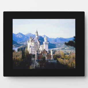 Schloss Neuschwanstein Deutschland Foto Placque Fotoplatte
