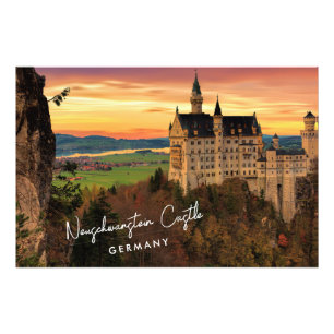 Schloss Neuschwanstein Deutschland Fotodruck