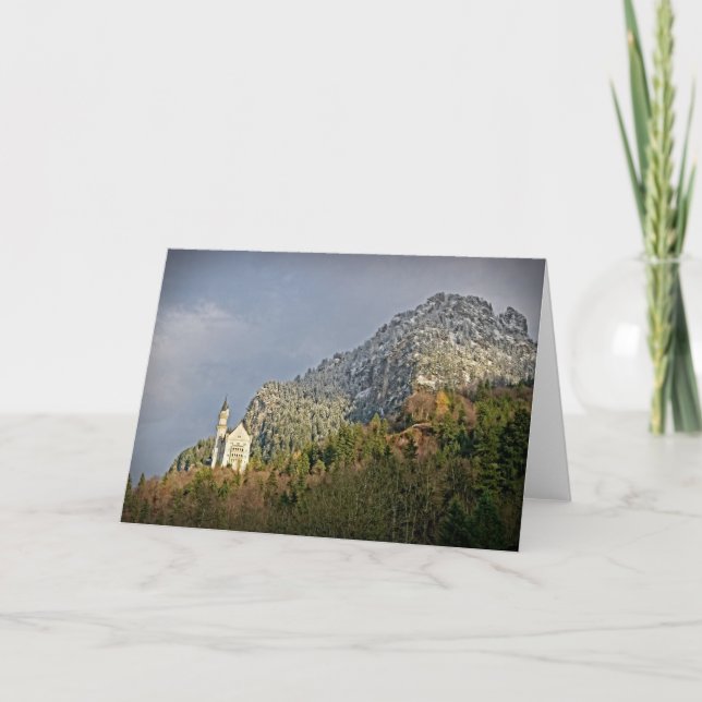 Schloss Neuschwanstein - Deutschland - Grußkarte Karte (Vorderseite)