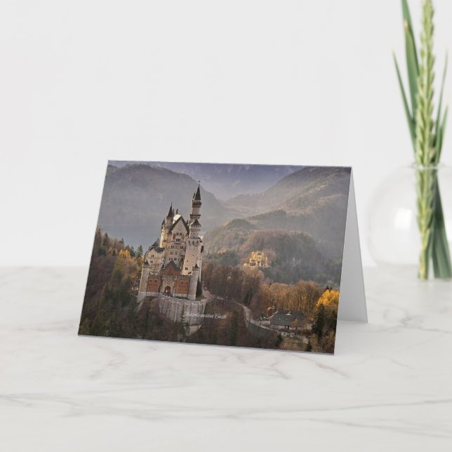Schloss Neuschwanstein, Deutschland Karte (Vorderseite)