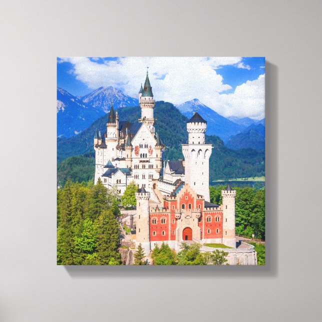 Schloss Neuschwanstein Deutschland Leinwanddruck (Vorderseite)