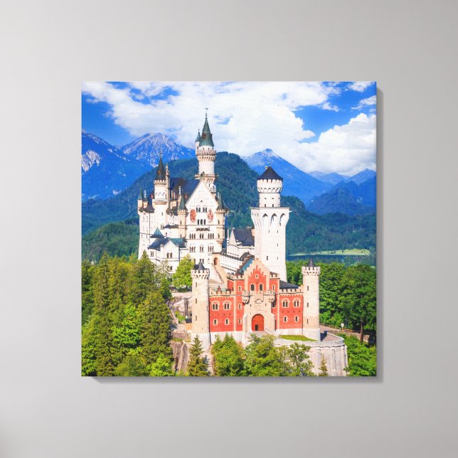 Schloss Neuschwanstein Deutschland Leinwanddruck (Vorderseite)