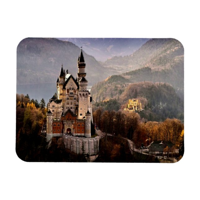 Schloss Neuschwanstein Deutschland Magnet (Horizontal)
