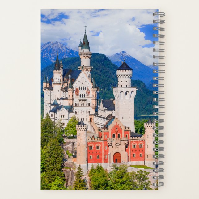 Schloss Neuschwanstein Deutschland Notizbuch (Rückseite)