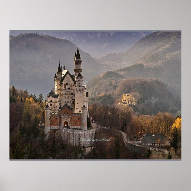 Schloss Neuschwanstein, Deutschland Poster (Vorne)