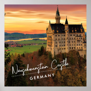 Schloss Neuschwanstein Deutschland Poster
